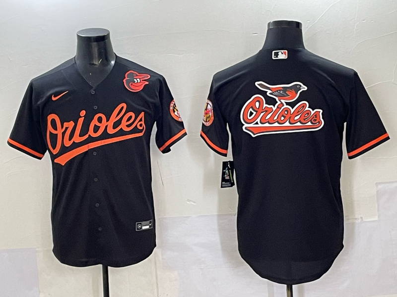 Men 2025 Baltimore Orioles Blank black Nike MLB Jersey style 02->baltimore orioles->MLB Jersey